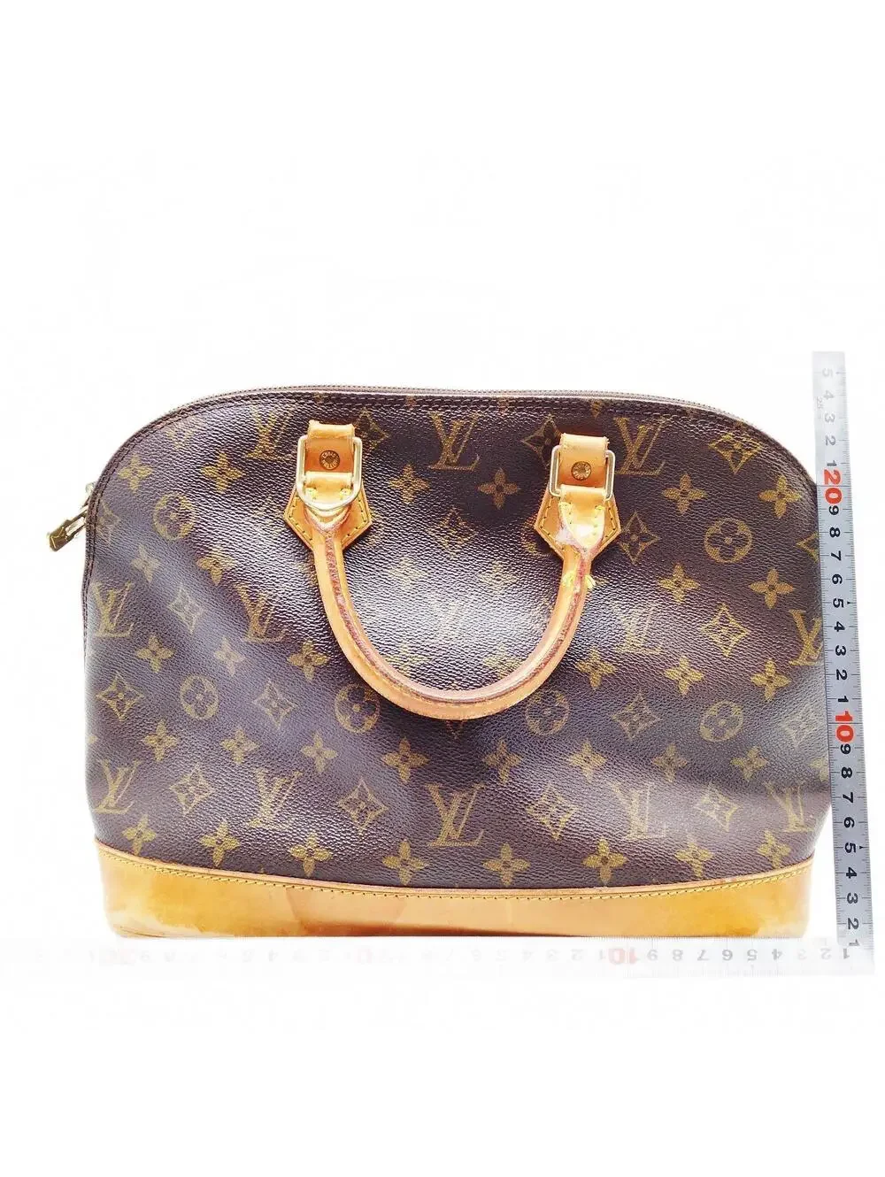 Louis Vuitton LV Hand Bag Alma Brown Monogram VI0030
